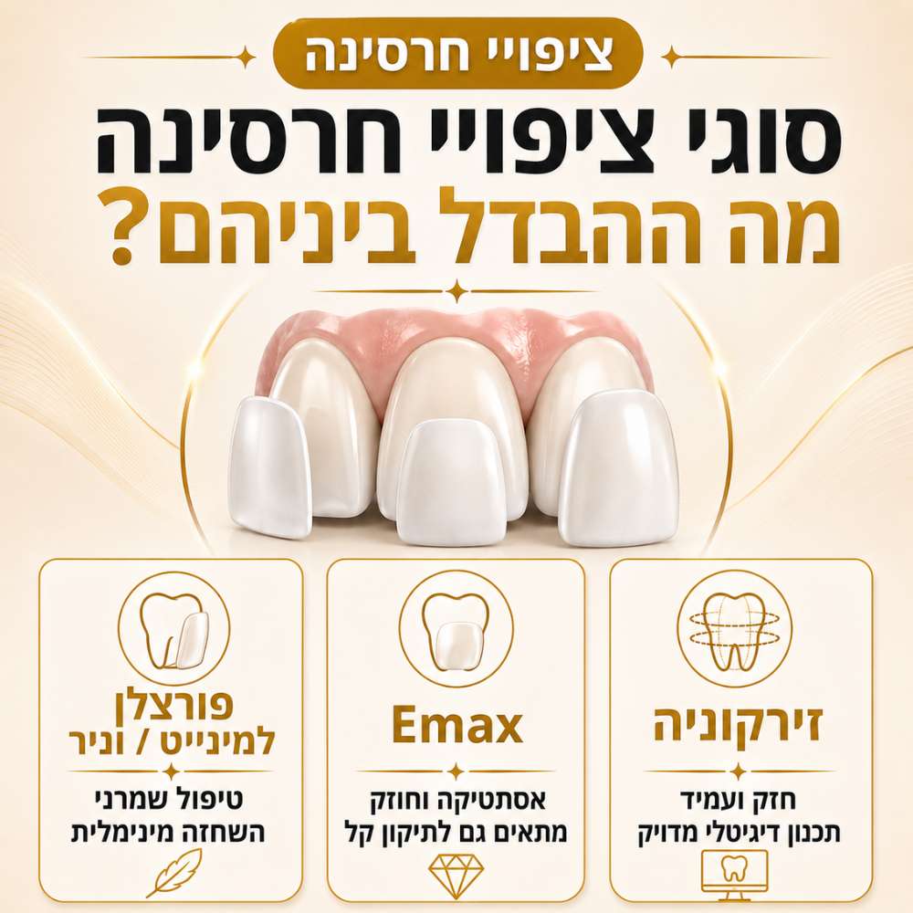 סוגי ציפויי חרסינה - מה ההבדל ביניהם?